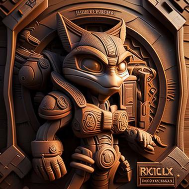 3D model Ratchet Clank Locked and Loaded game (STL)